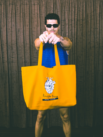 Eco bag em lona de algodão.