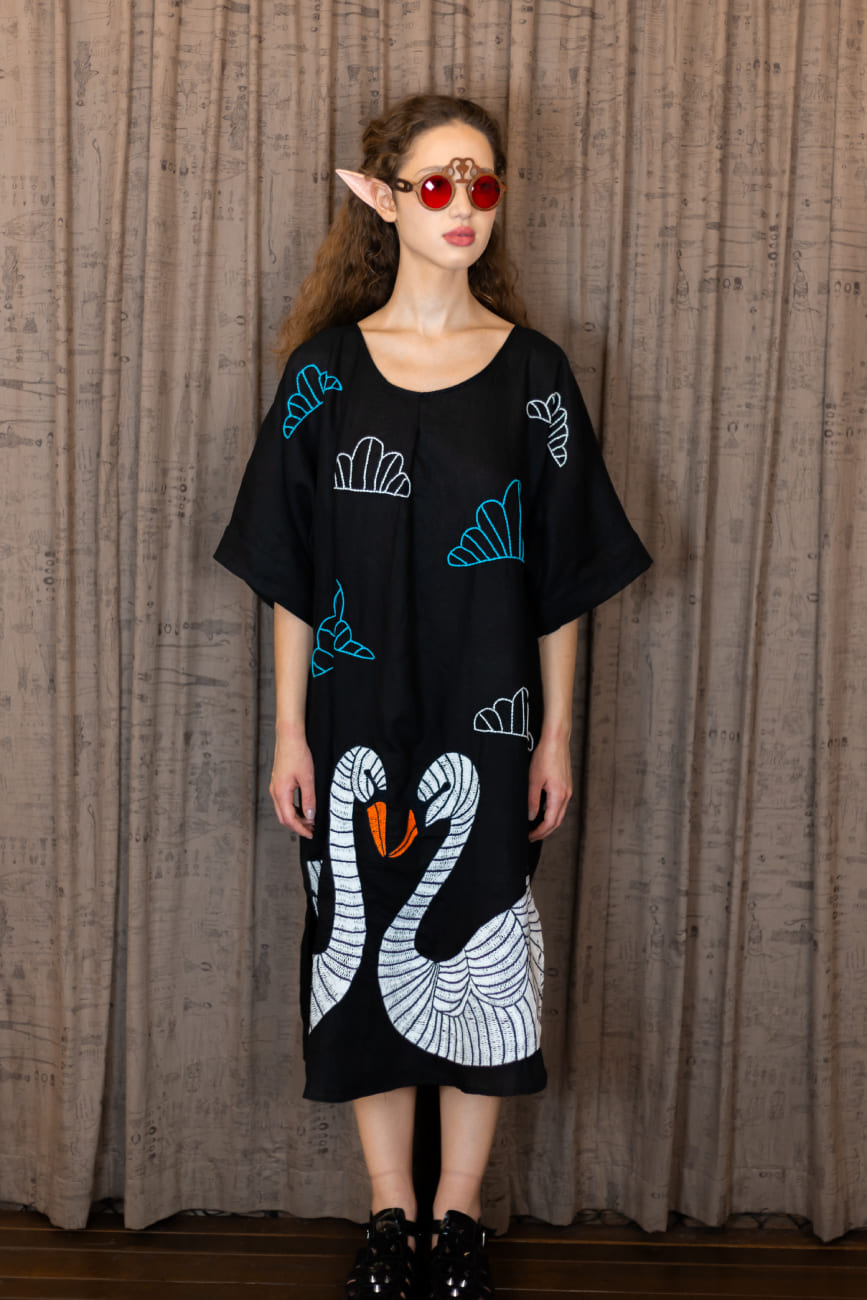 Vestido em Cisnesnado