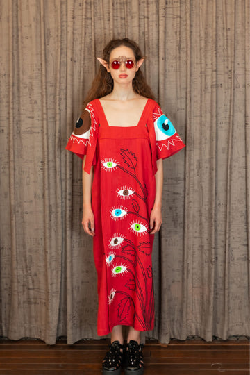 Vestido Olhos para que os quero