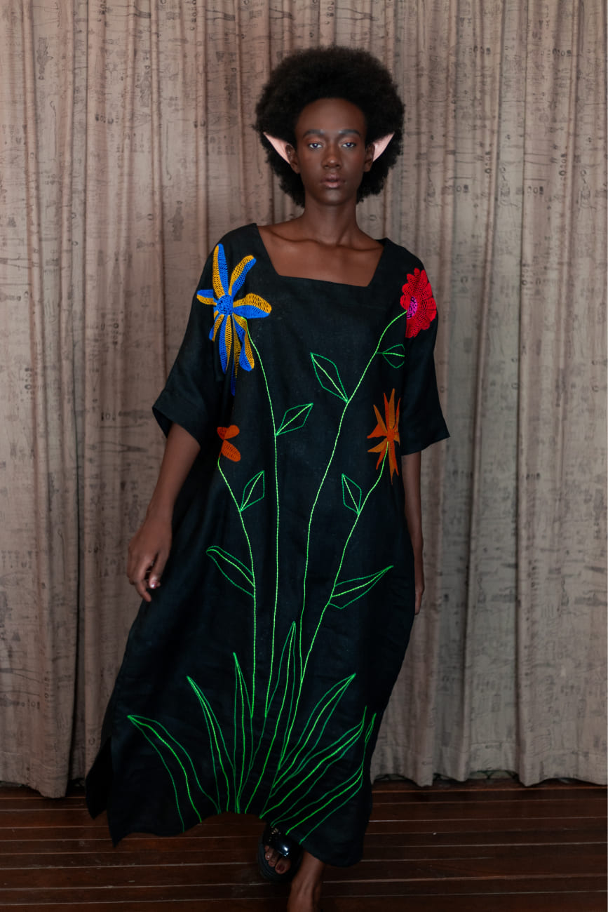 Vestido Ramalhete